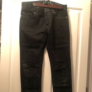 Saint Laurent Black Men’s Slim Fit Jean Size 32